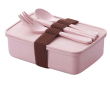 Load image into Gallery viewer, Lunch Box Bamboo Fiber Microwave Oven Bento - GMD Boutique