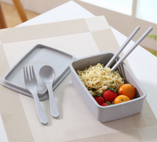 Load image into Gallery viewer, Lunch Box Bamboo Fiber Microwave Oven Bento - GMD Boutique
