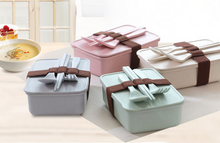 Load image into Gallery viewer, Lunch Box Bamboo Fiber Microwave Oven Bento - GMD Boutique