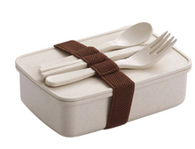 Load image into Gallery viewer, Lunch Box Bamboo Fiber Microwave Oven Bento - GMD Boutique