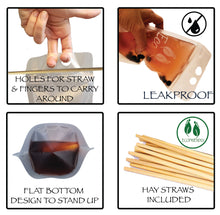 Load image into Gallery viewer, Biodegradable Disposable Drink Pouches by EcoSip - GMD Boutique