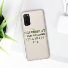 Load image into Gallery viewer, Sustainability is a Way of Life - Biodegradable Case - GMD Boutique