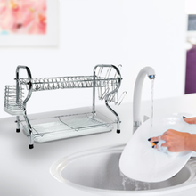 Load image into Gallery viewer, Better Chef , 16-Inch, Chrome Plated, R-Shaped, Rust-Resistant, 2-Tier Dishrack - GMD Boutique