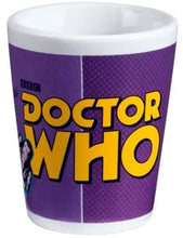 Load image into Gallery viewer, Doctor Who 4-Piece Ceramic Mini Glasses - GMD Boutique