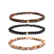 Load image into Gallery viewer, Small Natural Stone Bead Bracelet - GMD Boutique