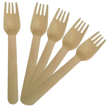 Load image into Gallery viewer, Wooden Disposable Forks - GMD Boutique