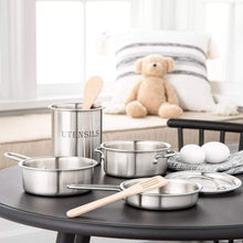 Load image into Gallery viewer, Hearth & Hand with Magnolia 7 Piece Stainless Steel Cookware Toy Set - GMD Boutique