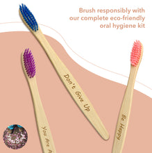 Load image into Gallery viewer, Yani Soul Bamboo Toothbrushes Eco Friendly with vegan Floss - GMD Boutique