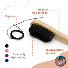 Load image into Gallery viewer, Yani Soul Bamboo Toothbrushes Eco Friendly with vegan Floss - GMD Boutique