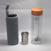 Load image into Gallery viewer, Double Wall Borosilicate Bottle with Infuser - GMD Boutique