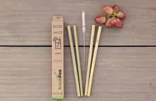 Load image into Gallery viewer, Bamboo Straws Pack of 4 - GMD Boutique