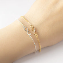 Load image into Gallery viewer, Crystal Stainless Steel Infinity Bracelet - GMD Boutique