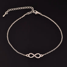 Load image into Gallery viewer, Crystal Stainless Steel Infinity Bracelet - GMD Boutique