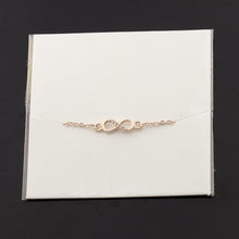 Load image into Gallery viewer, Crystal Stainless Steel Infinity Bracelet - GMD Boutique