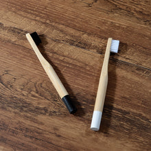 Load image into Gallery viewer, 10 Eco Friendly Bamboo Kids Toothbrushes - Soft Bristle, Cylindrical Handle - GMD Boutique