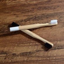 Load image into Gallery viewer, 10 Eco Friendly Bamboo Kids Toothbrushes - Soft Bristle, Cylindrical Handle - GMD Boutique
