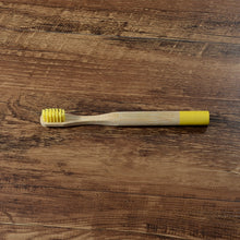 Load image into Gallery viewer, 10 Eco Friendly Bamboo Kids Toothbrushes - Soft Bristle, Cylindrical Handle - GMD Boutique