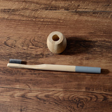 Load image into Gallery viewer, 10 Eco Friendly Bamboo Adult Toothbrushes - Soft Bristle, Cylindrical Handle - GMD Boutique