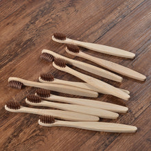 Load image into Gallery viewer, 10 Eco Friendly Bamboo Kids Toothbrushes - Soft Bristle - GMD Boutique