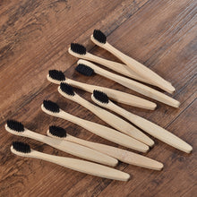 Load image into Gallery viewer, 10 Eco Friendly Bamboo Kids Toothbrushes - Soft Bristle - GMD Boutique