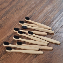 Load image into Gallery viewer, 10 Eco Friendly Bamboo Kids Toothbrushes - Soft Bristle - GMD Boutique