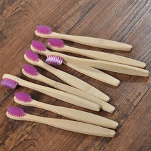 Load image into Gallery viewer, 10 Eco Friendly Bamboo Kids Toothbrushes - Soft Bristle - GMD Boutique