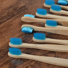 Load image into Gallery viewer, 10 Eco Friendly Bamboo Kids Toothbrushes - Soft Bristle - GMD Boutique