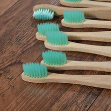 Load image into Gallery viewer, 10 Eco Friendly Bamboo Kids Toothbrushes - Soft Bristle - GMD Boutique