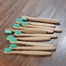 Load image into Gallery viewer, 10 Eco Friendly Bamboo Kids Toothbrushes - Soft Bristle - GMD Boutique