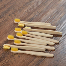 Load image into Gallery viewer, 10 Eco Friendly Bamboo Kids Toothbrushes - Soft Bristle - GMD Boutique
