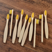 Load image into Gallery viewer, 10 Eco Friendly Bamboo Kids Toothbrushes - Soft Bristle - GMD Boutique