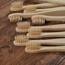 Load image into Gallery viewer, 10 Eco Friendly Bamboo Kids Toothbrushes - Soft Bristle - GMD Boutique