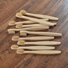 Load image into Gallery viewer, 10 Eco Friendly Bamboo Kids Toothbrushes - Soft Bristle - GMD Boutique