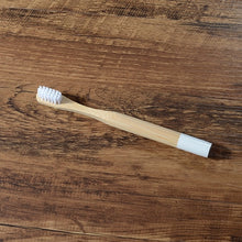 Load image into Gallery viewer, 10 Eco Friendly Bamboo Kids Toothbrushes - Soft Bristle, Cylindrical Handle - GMD Boutique