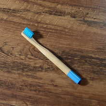 Load image into Gallery viewer, 10 Eco Friendly Bamboo Kids Toothbrushes - Soft Bristle, Cylindrical Handle - GMD Boutique