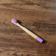 Load image into Gallery viewer, 10 Eco Friendly Bamboo Kids Toothbrushes - Soft Bristle, Cylindrical Handle - GMD Boutique