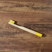 Load image into Gallery viewer, 10 Eco Friendly Bamboo Kids Toothbrushes - Soft Bristle, Cylindrical Handle - GMD Boutique