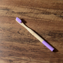 Load image into Gallery viewer, 10 Eco Friendly Bamboo Adult Toothbrushes - Soft Bristle, Cylindrical Handle - GMD Boutique