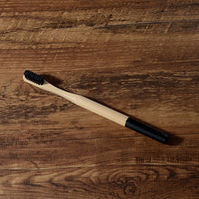 Load image into Gallery viewer, 10 Eco Friendly Bamboo Adult Toothbrushes - Soft Bristle, Cylindrical Handle - GMD Boutique