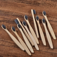 Load image into Gallery viewer, 10 Eco Friendly Bamboo Kids Toothbrushes - Soft Bristle - GMD Boutique