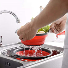 Load image into Gallery viewer, 2 Foldable Silicone Non-Toxic Strainers With Grips - GMD Boutique