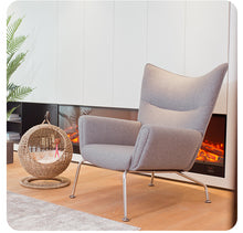 Load image into Gallery viewer, Handmade Woven Hanging Round Cat Rattan with Soft Cushion - GMD Boutique
