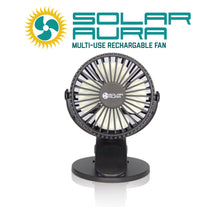 Load image into Gallery viewer, Solar Aura - Clip on Rechargeable Mini Desk and Stroller Solar Fan - GMD Boutique