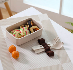 Lunch Box Bamboo Fiber Microwave Oven Bento - GMD Boutique