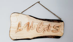 Handmade Personalized Wooden Nameplate - GMD Boutique