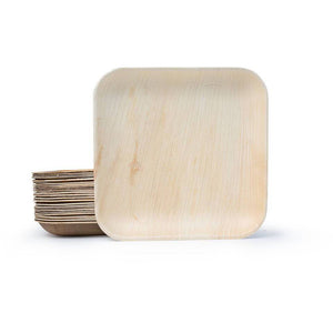 Palm Leaf Plates Square Dinner ALL SIZES Plates 4"-10" Inch (Set of 100/50/25) - GMD Boutique