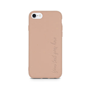 Biodegradable Personalized Phone Case - Pastel Pink - GMD Boutique