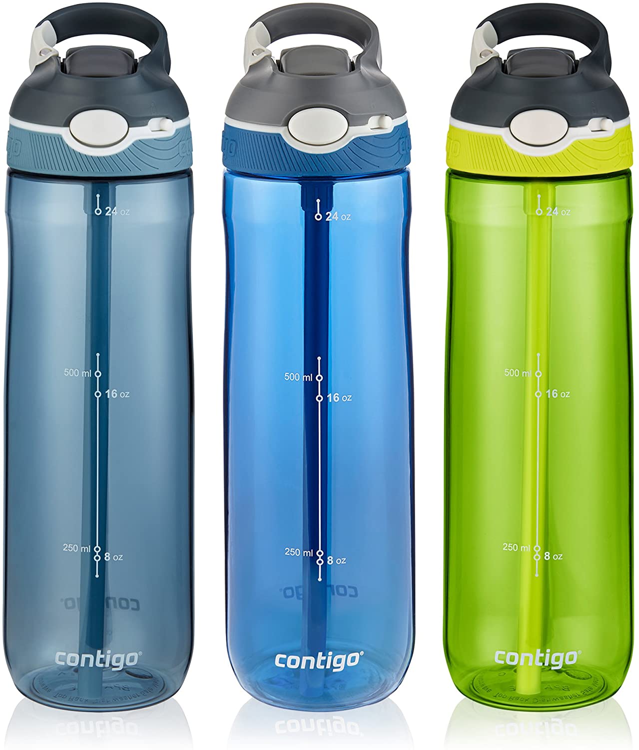 Contigo Autospout Chug, Borraccia Unisex Adulto - Con Beccuccio Automatico E Clip - Colore Very Berry, Idratazione Facile