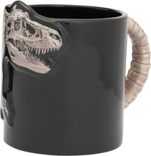 Load image into Gallery viewer, Vandor Dino Skeleton 20 oz. Sculpted Ceramic Mug, Black - GMD Boutique

