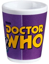 Load image into Gallery viewer, Doctor Who 4-Piece Ceramic Mini Glasses - GMD Boutique
